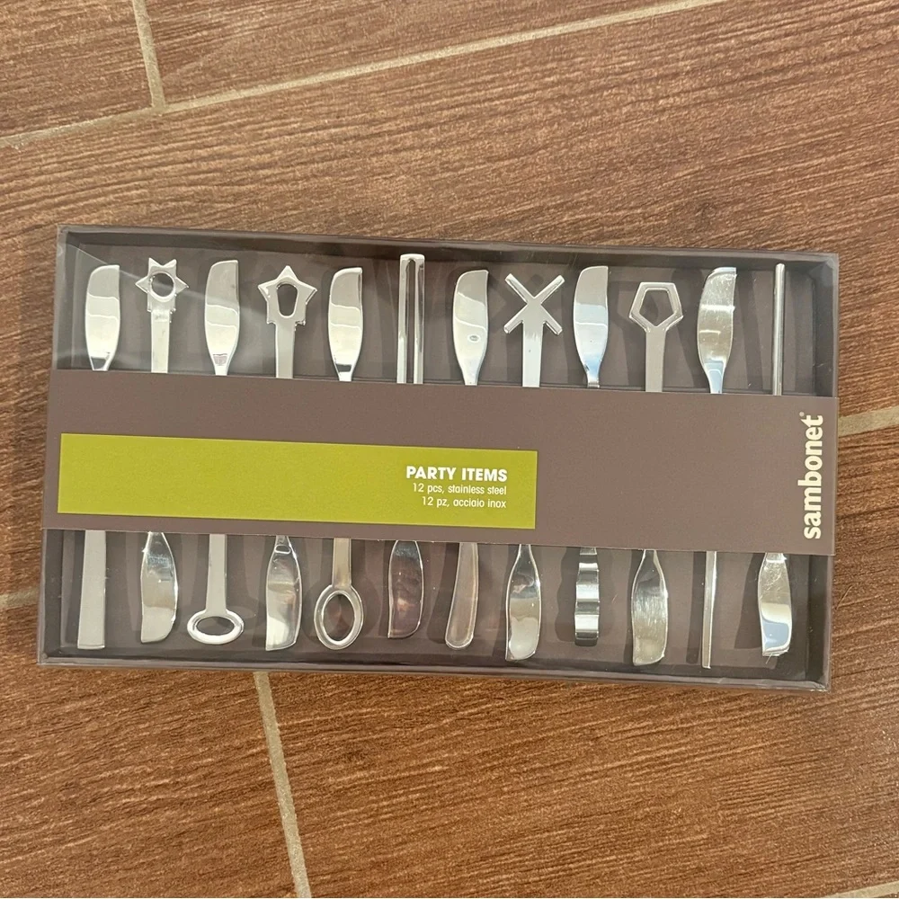 Sambonet Pezzi Spatoline Party Items Stainless Steel 12 pieces